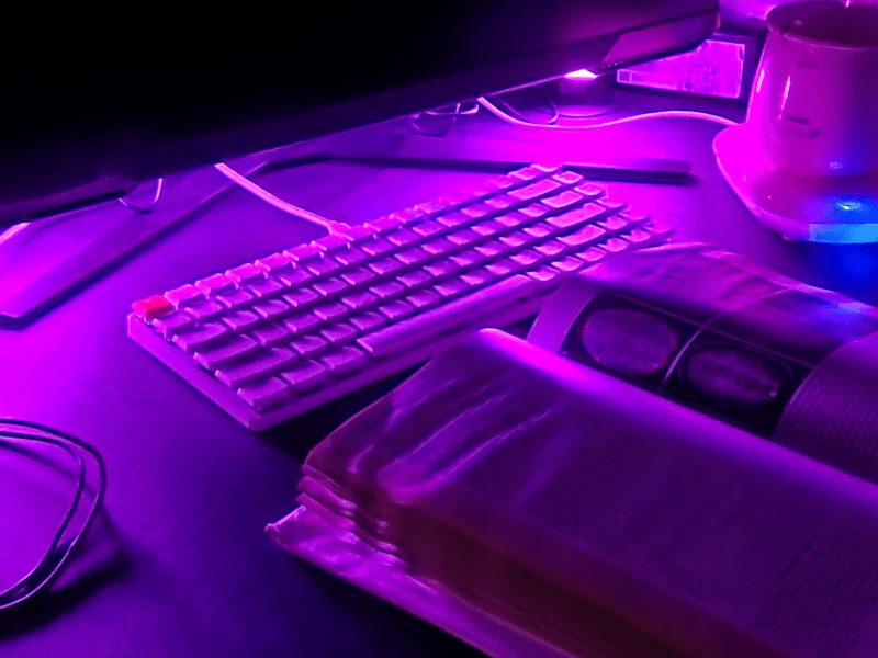 How I made my working space more cozy with smart RGB LED light bars